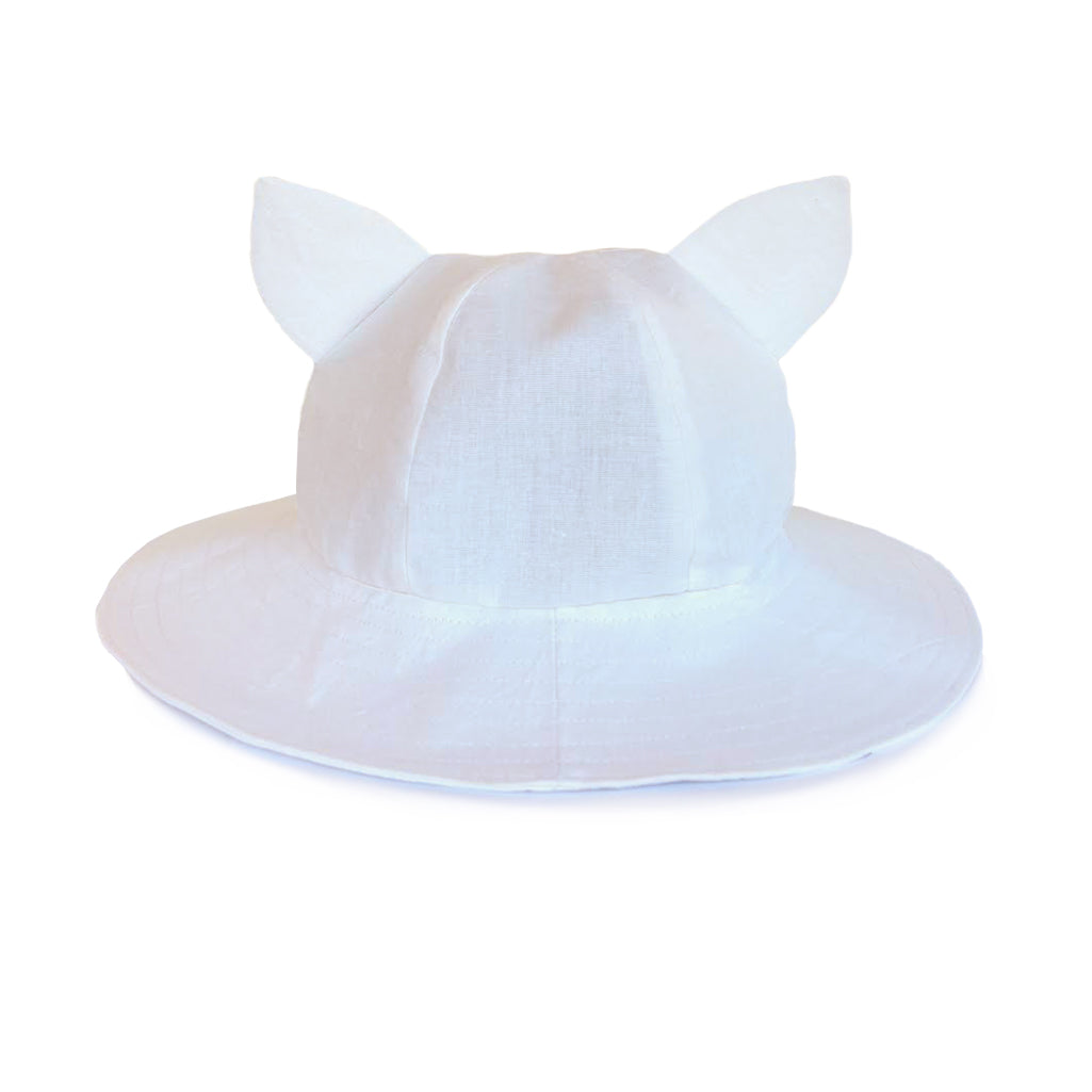 Wolfie WHITE Sunhat
